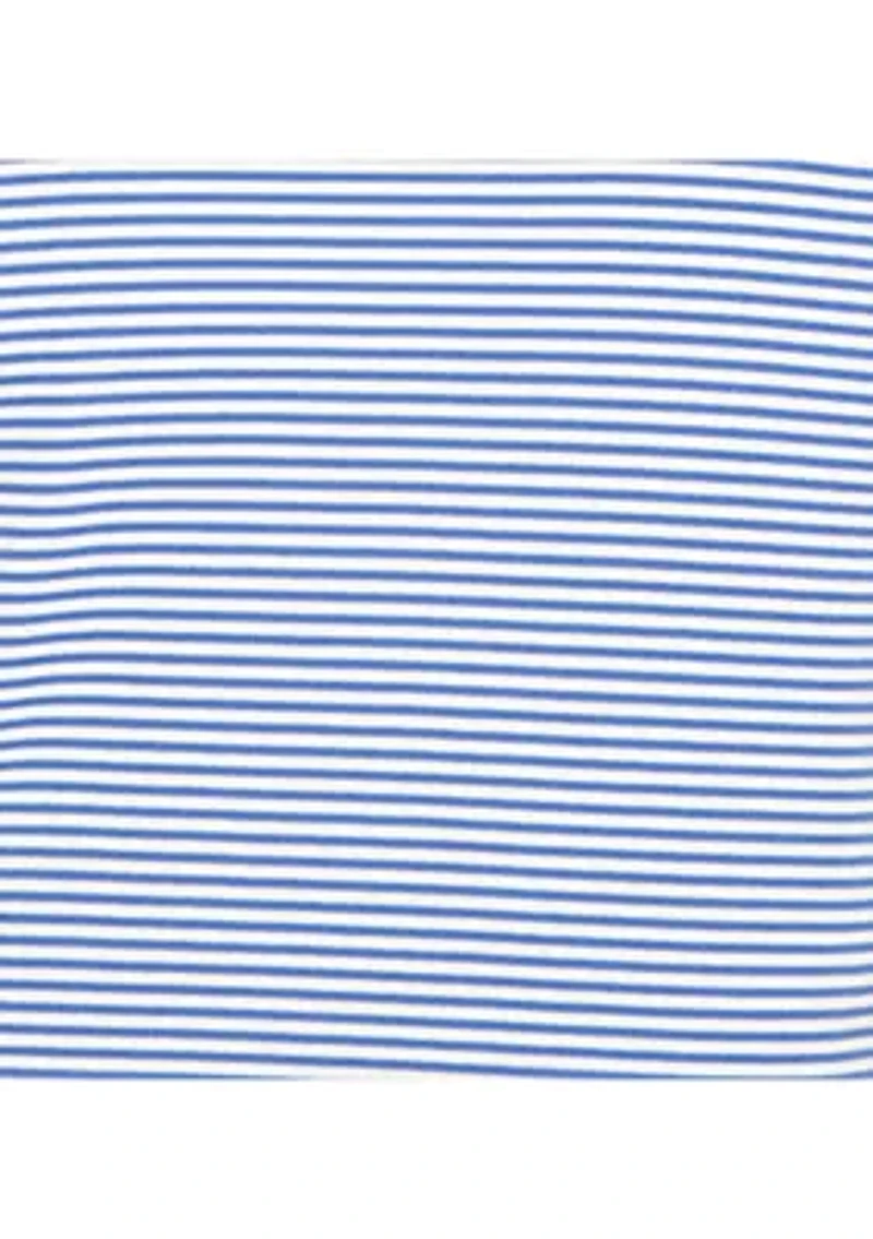 Plus Casual Vibe Stripe with Soutache Embroidery Top