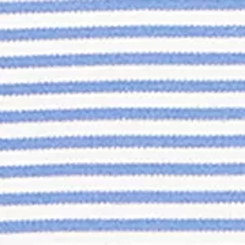 Petite Casual Vibe Stripe Top with Soutache Embroidery