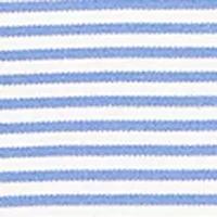 Petite Casual Vibe Stripe Top with Soutache Embroidery