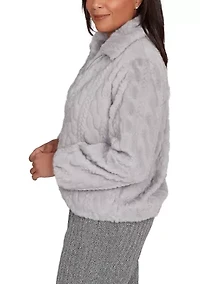 Women's Jet Setter Sculpted Faux Fur Jacket