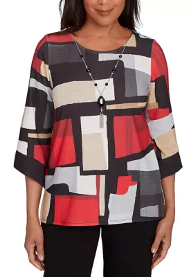 Women's Jet Setter Color Block Top