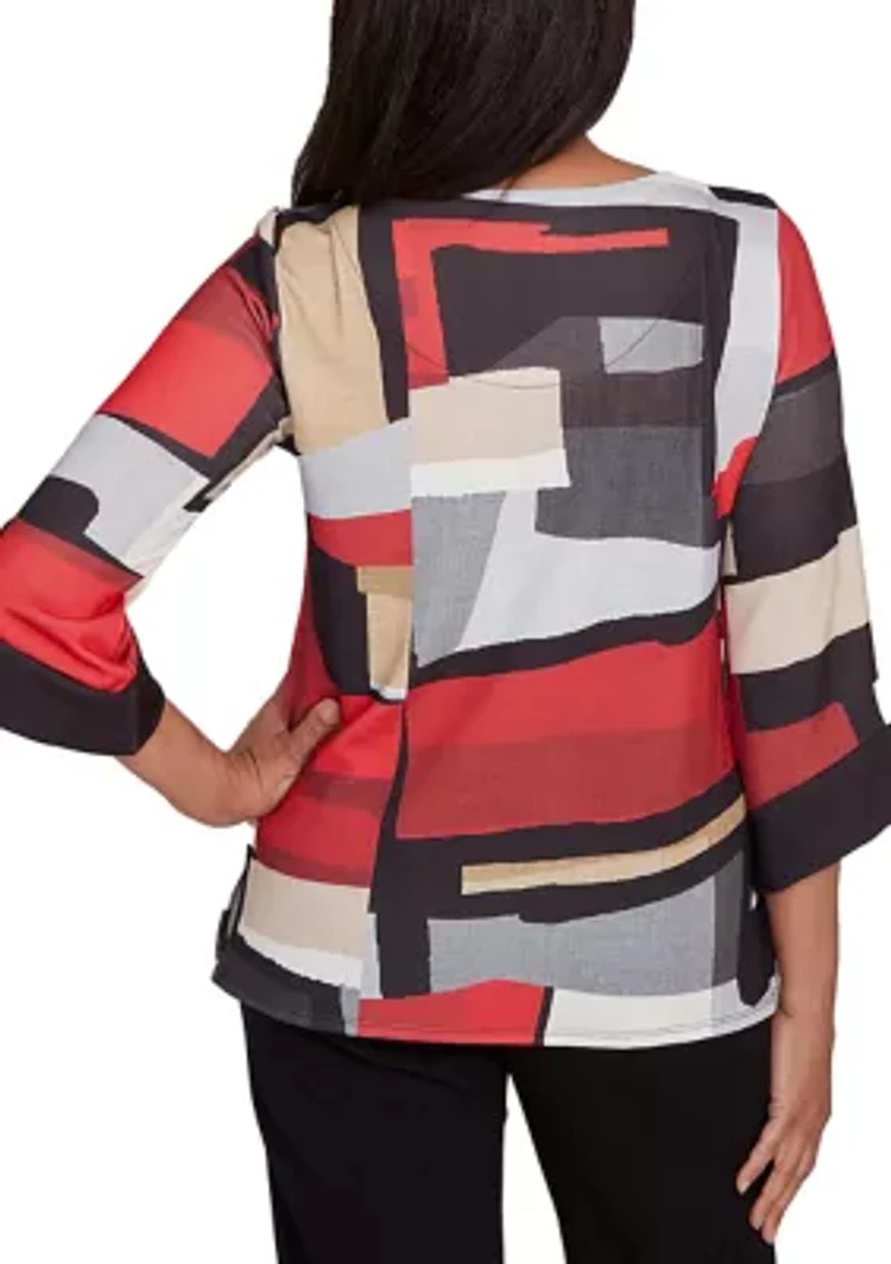 Women's Jet Setter Color Block Top