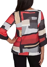 Women's Jet Setter Color Block Top