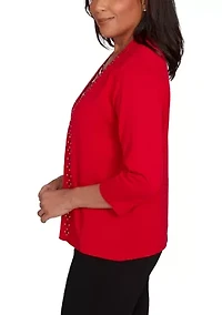 Women's Jet Setter Geometric Inner Two One Sweater