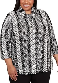 Plus Jet Setter Cable Jacquard