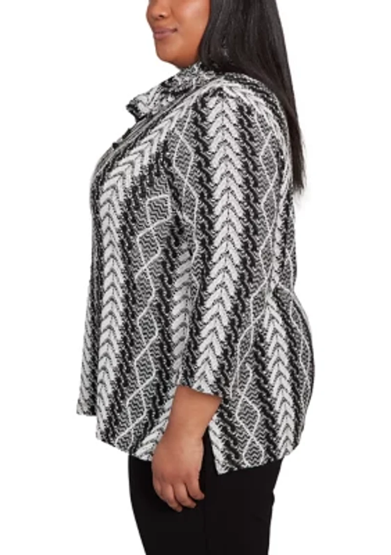 Plus Jet Setter Cable Jacquard