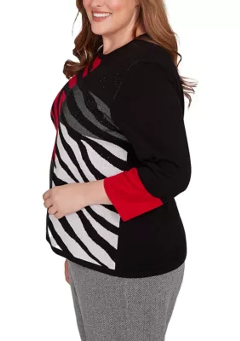 Plus Jet Setter Zebra Colorblock