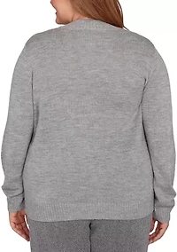 Plus Jet Setter Soutache Floral Yoke Top