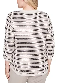 Women's Calm Luxe Stripe Top