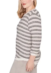 Women's Calm Luxe Stripe Top