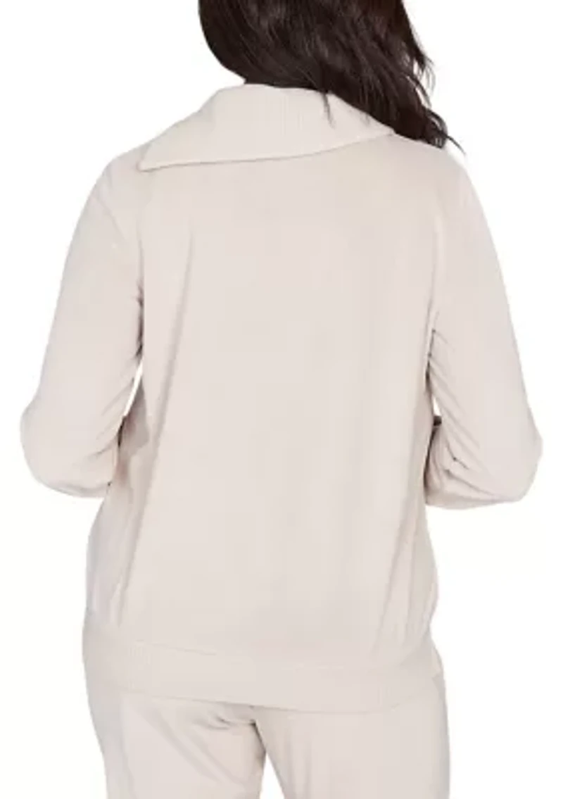 Women's Calm Luxe Envelope Neck Top