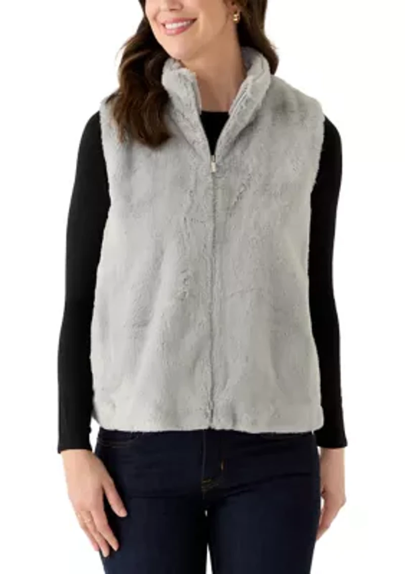 Women's Stockbridge Faux Fur Vest