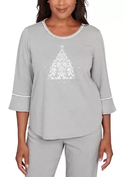 Women's  Stockbridge Christmas Tree Top