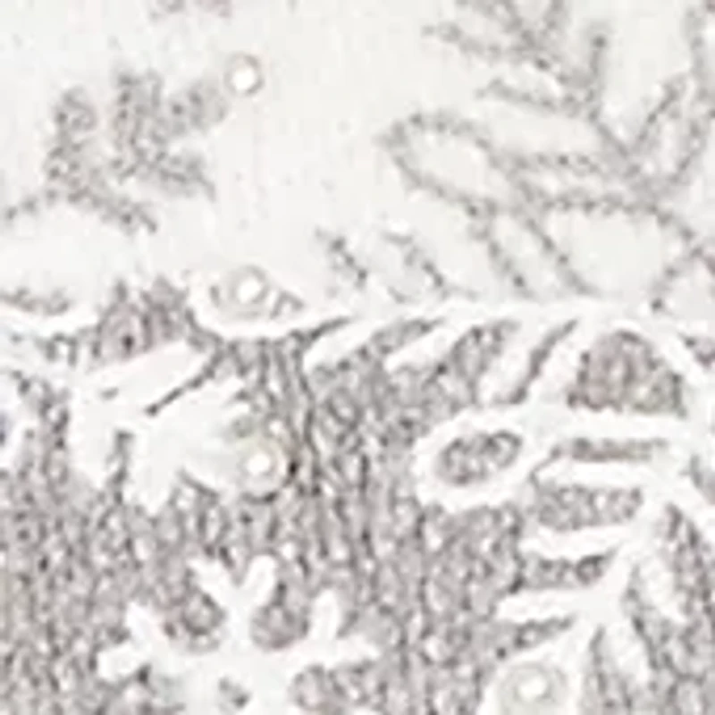 Women's Stockbridge Snowflake Embroidery Chenille Sweater