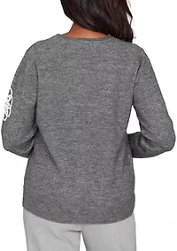 Women's Stockbridge Soutache Floral Top