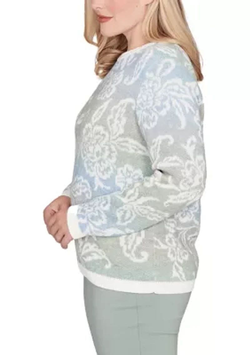 Women's Stockbridge Paisley Ombre Top