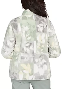 Petite Stockbridge Leaf Patch Cozy Jacket