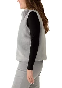 Petite Stockbridge Faux Fur Vest