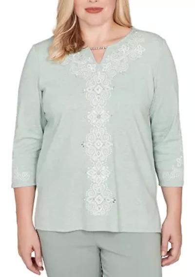 Petite Stockbridge Center Scroll Top