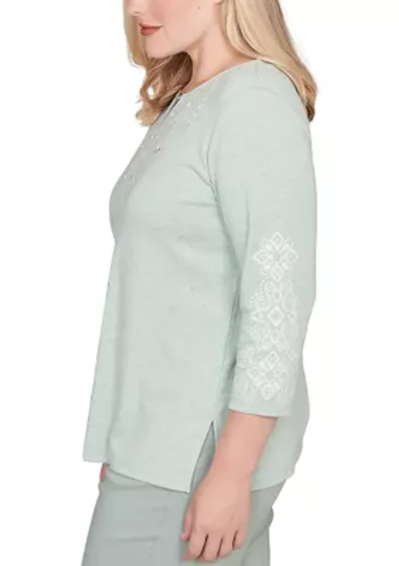 Petite Stockbridge Center Scroll Top