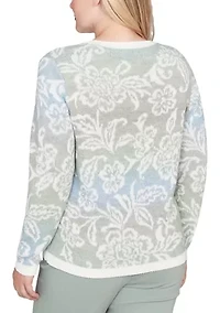Petite Stockbridge Paisley Ombre Top