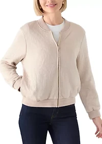 Women's Missy Vienna Medallion Quilt Bomber