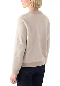 Women's Missy Vienna Medallion Quilt Bomber