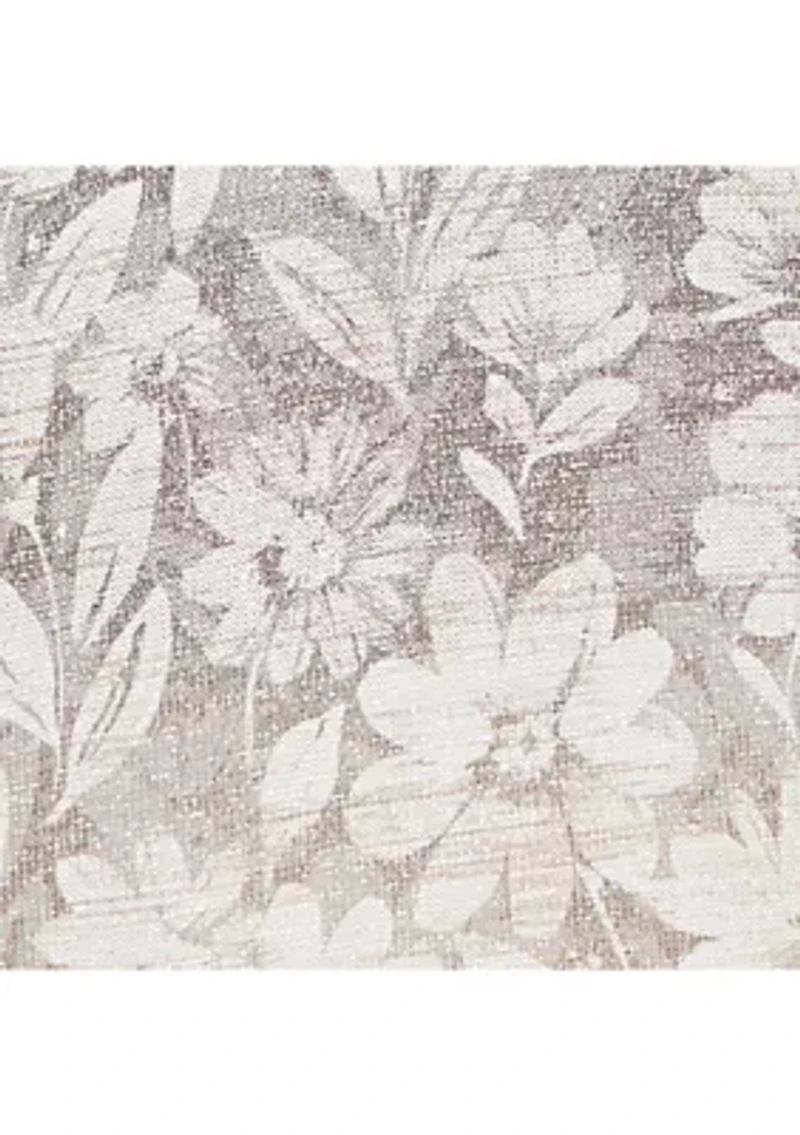 Plus Vienna Texture Floral Ombre Top