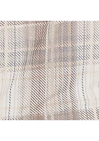 Plus Vienna Plaid Cowl Neck Knit Top