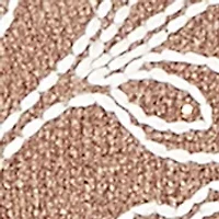 Plus Vienna Stitched Leaves Chenille Sweater