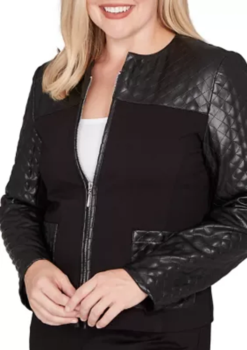 Women's Barcelona Faux Leather Jacket