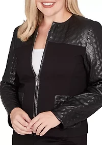 Women's Barcelona Faux Leather Jacket