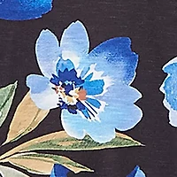 Women's Barcelona Watercolor Floral Top