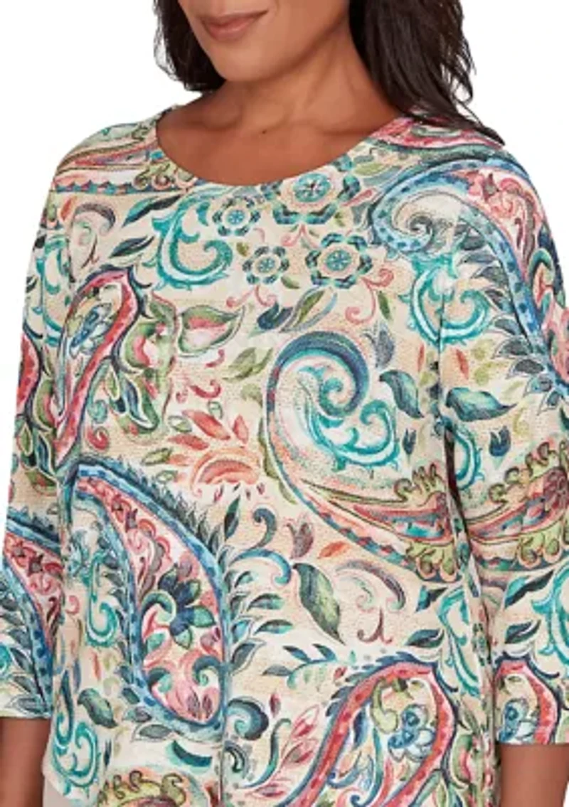 Women's Saratoga Springs Paisley Top