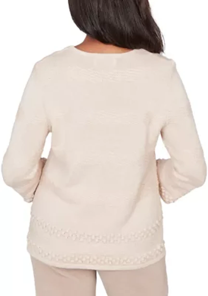 Women's Saratoga Springs Textured Biadere Top