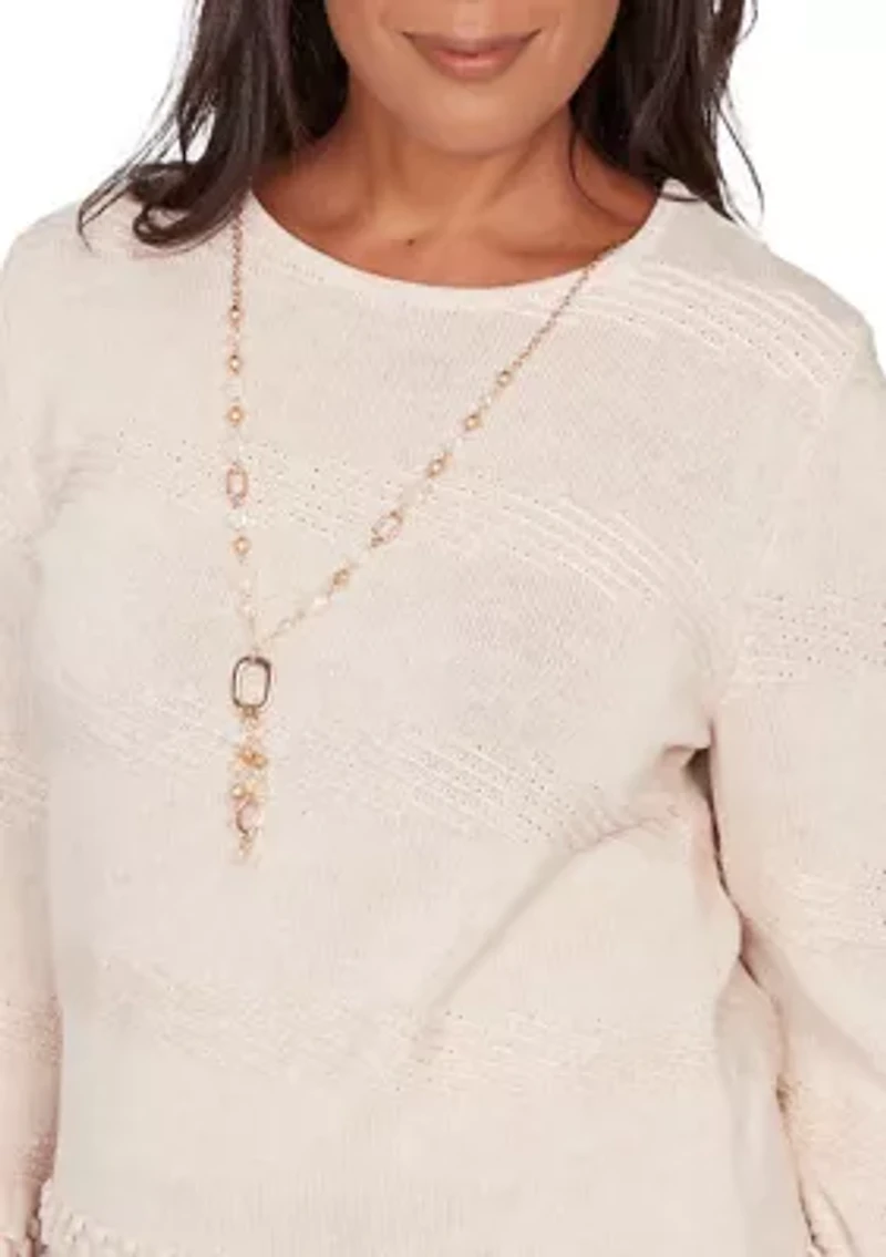 Women's Saratoga Springs Textured Biadere Top