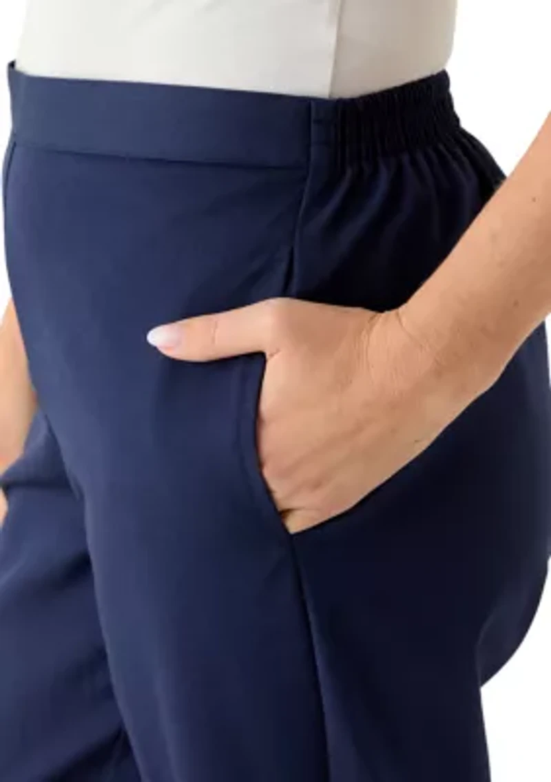 Petite Short Sleeve Prop Pants