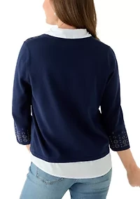 Petite Textured Sweater