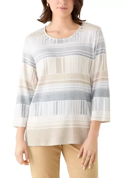 Women's CJ Geo Striped Blouse