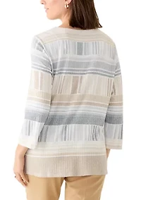 Women's CJ Geo Striped Blouse