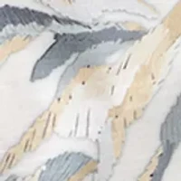 Women's CJ Skin Floral Border Blouse