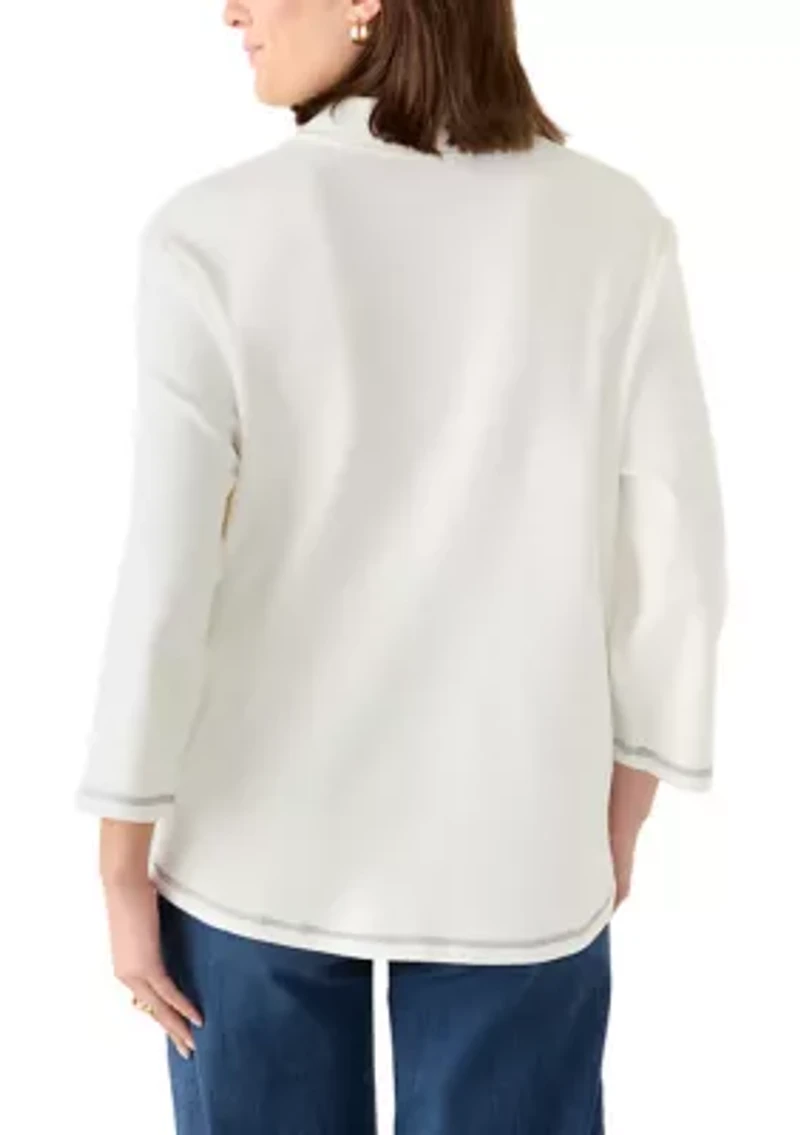 Women's CJ Coloblock 1/4 Zip Sweater
