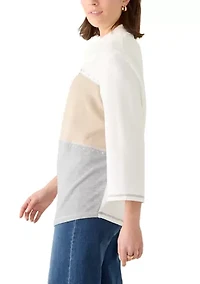 Women's CJ Coloblock 1/4 Zip Sweater