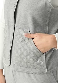 Petite Quilted Vest