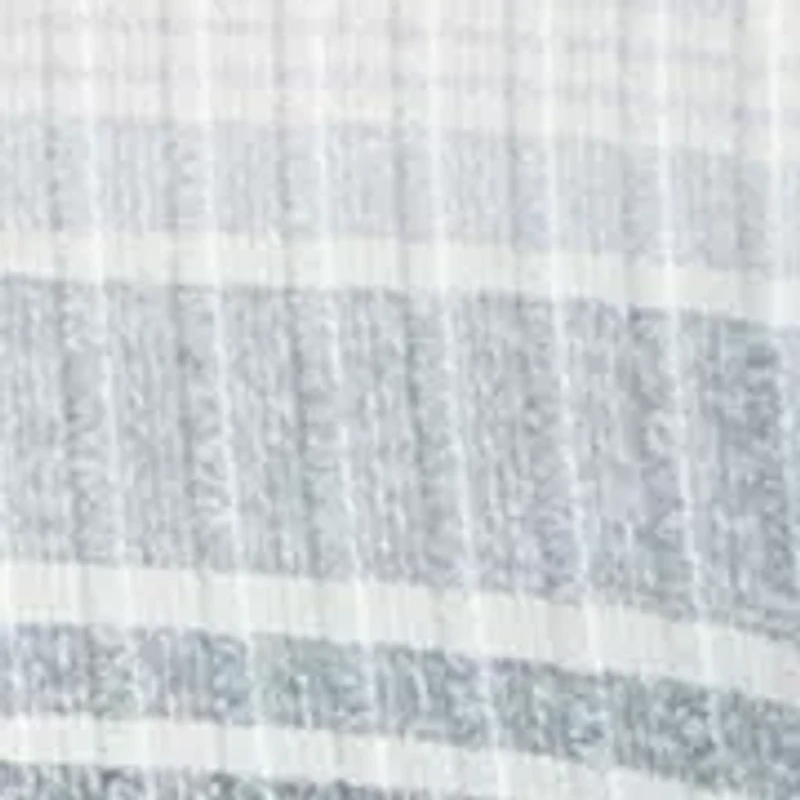 Petite Geometric Stripe Textured Sweater