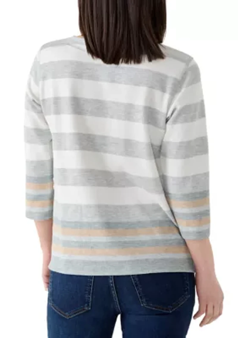 Petite Star Stripe Top