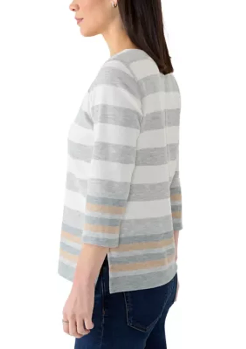 Petite Star Stripe Top