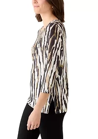 Women's Animal Printed Blouse