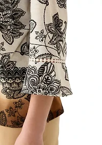 Women's Ombré Printed Blouse