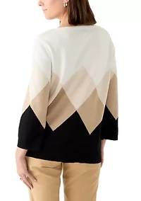 Women's Argyle Sweater